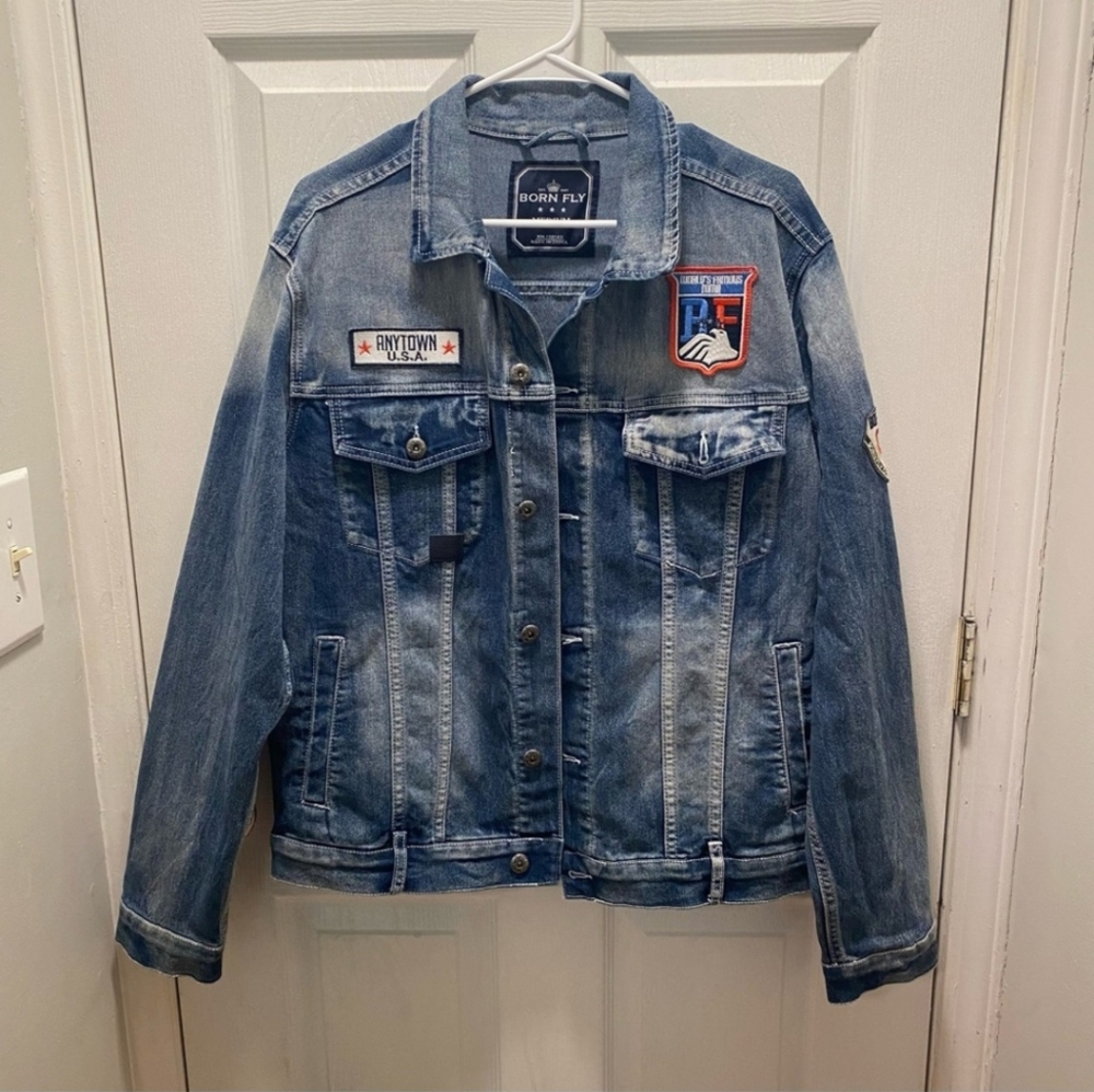 Born Fly Denim Jean Jacket